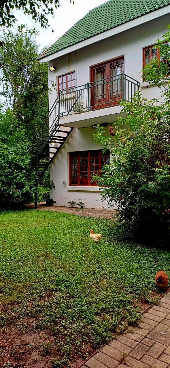 Lodge exterior and balcony